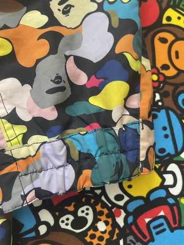 A Bathing Ape Black Multi Camo Snowboarding Shark Jacket - Picture 16 of 17