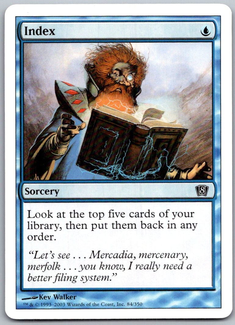 Index 84 Common 8th Edition Magic: The Gathering Lightly Played