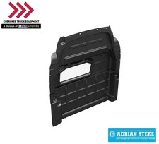 Adrian Steel Parfthc Crew Van Composite Partition W Visibility Black Crew