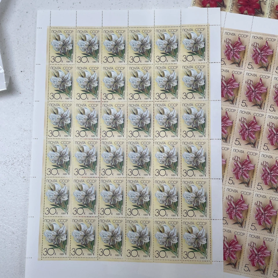 1980s USSR Russia Stamps, Blocks & Sheets MNH. Many 100s of stamps.  - Image 4 of 4