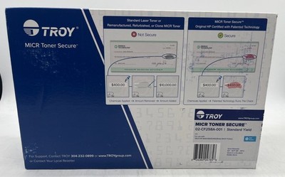 GENUINE Troy MICR Toner Secure 02-CF258A-001 Standard Yield Toner Cartridge