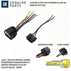 2007 - 2013 GMC SILVERADO SIERRA PASSENGER WINDOW SWITCH WIRING HARNESS PLUG SET