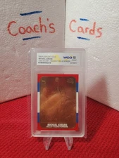 1998 Fleer 23KT Gold Michael Jordan 1986 Rookie Red/White/Blue Border WCG GEM 10