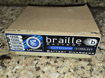 Braille 1236L 12V Lithium Battery Charger EUC 