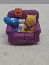 Nacho And Dog On Purple Couch Pull Go Action Toy Taco Bell 1995