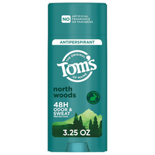 Tom's of Maine North Woods Antiperspirant 3.25 oz 48H Odor Sweat Protection