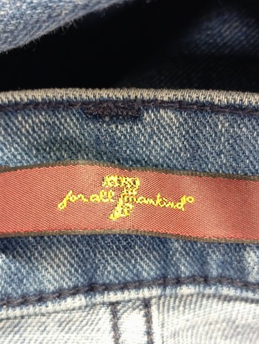 7 FOR ALL MANKIND Jeans vita bassa Donna Jeans Taglia IT 46 blu stile casual - Foto 4 di 6