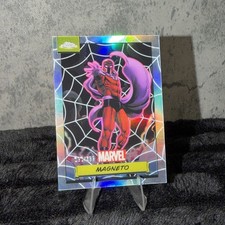 2024 Topps Chrome Marvel #111 Magneto Spiderweb Refractor /399