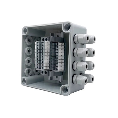 #ad #ad PA66 Terminal Block DIN Rail Type Two in Two Out 500V 24A Gray 0.2 2.5mm2 $20.38