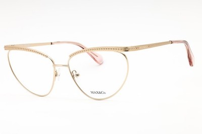 MAX & CO MO5136-032-55 Eyeglasses Frame Size 55mm 15mm 140mm GOLD Women 8892145