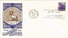 Dr Jim Stamps Canada 4C Caribou First Day Cover C. G. Junior Iii Cachet