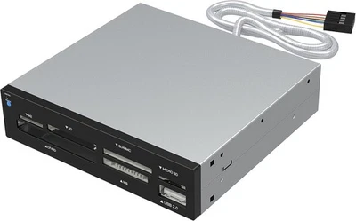 SABRENT 75 in 1 Multi Flash Media Card Supports 75 Memory Type, Grey - Image 1 of 4