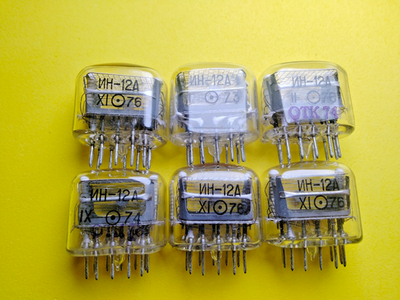 #ad #ad 25 pcs NEW IN 12A nixie tubes Garanty working Tested $120.00