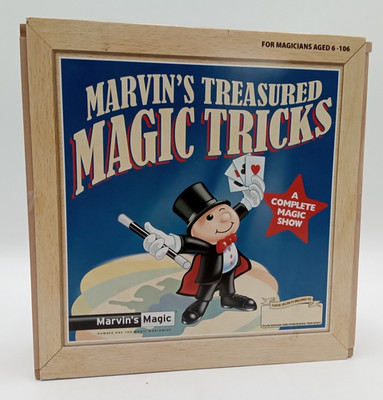Marvins Magic Treasured Tricks, Wooden Magic Set, MME-0108, NEW