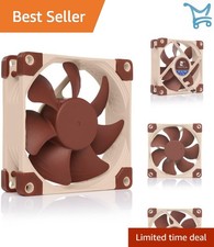 Quiet 80mm Fan 4-Pin PWM 12V for Desktop PC NAS Cooling Ultra Quiet