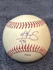 alfredo aceves signed baseball autograph ball auto S