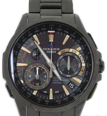 CASIO Oceanus OCW-G1000B-1A2JF GPS black Dial Solar Powered Radio Men's Japan