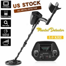 All-Age Metal Detector 7.8" Coil 6.5KHz 2Modes Waterproof Adjustable Lightweight