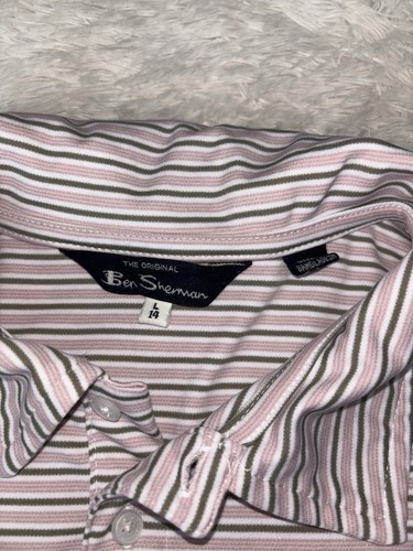 Ben Sherman Jungen Gr. 14 klassische gestreifte Polo. Comf. Exc. qualität & zustand - Bild 2 von 9
