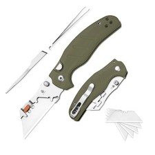 Kizer C01C Uti 2 (Tool-Free Version) Utility Knife, Button Liner Lock Box Cut...