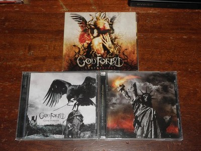 3 x GOD FORBID CDs / GONE FOREVER [DELUXE] + IV CONSTITUTION + EARTHSBLOOD [2CD]