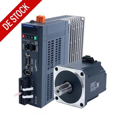 750W STO EtherCAT AC Servo Motor Kit 3000rpm 2.39Nm 17-Bit Absolute Encoder IP67