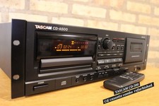 Tascam CD A500 CD Cassette Recorder w/remote SERVICED Fully Functional