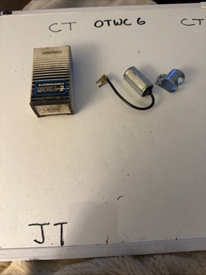 (1) E-TRON COMPONENTS CONDENSER D-204 GM-8 Nos OEM  Sold Individually