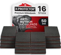 Antirutsch Pads 16 StüCk 50 Mm - Antirutsch Gummi Selbstklebend - Rutschhemmer F