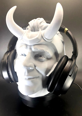 Tom Hiddleston Headphone Stand - Trickster God Headset Holder - Gift for Gamer