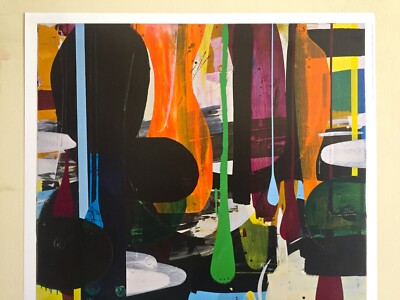 ASTRID SYLWAN ABSTRACT LITHO PRINT SWEDEN MUSEUM POSTER 