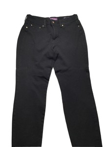 gloria vanderbilt all around slimming effect black pants