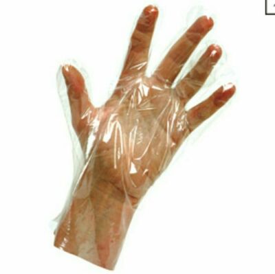 100 Einweghandschuhe Kunststoff PE Polyethylen (lebensmittelecht) Vinylfrei/PU/Latex
