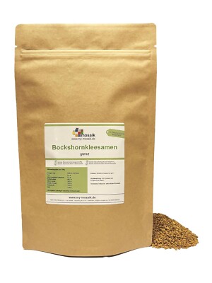 Bockshornklee Samen ganz 1000g - 100% naturrein  - ideal als Tee oder Gewürz