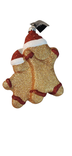 Christopher Radko Celebrations Glass Christmas Ornament Gingerbread Men 2012 - Picture 3 of 5