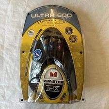 NEW Monster Cable Ultra 600 Component Video THX Cables 8 ft. 24K Contacts