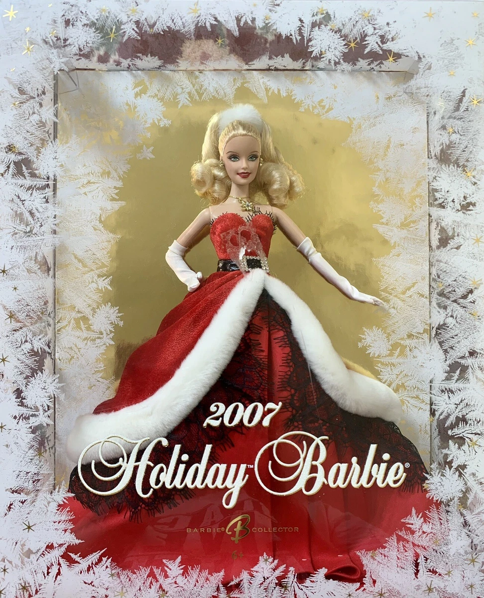 Collector Edition Christmas Holiday 2007 Barbie Doll. Never Removed From  Box.