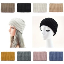 Knitted Wide Headbands Women's Elastic Hairband Headwear Girls Headband Hairwrap
