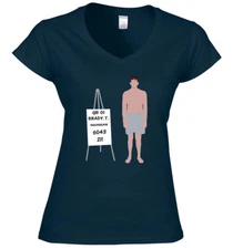 V-NECK Ladies Tom Brady New England Patriots Super Bowl "Draft Day" Shirt