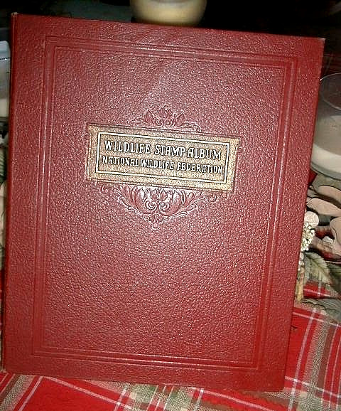 National Wildlife 1940's Collector's Stamp Album & Hardcover  1940-1944