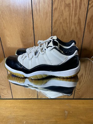シューズ(男性用) AIR JORDAN11 RETRO LOW CONCORD 528895153 Jordan 11 Retro Low Concord (GS) - 528896-153 - US