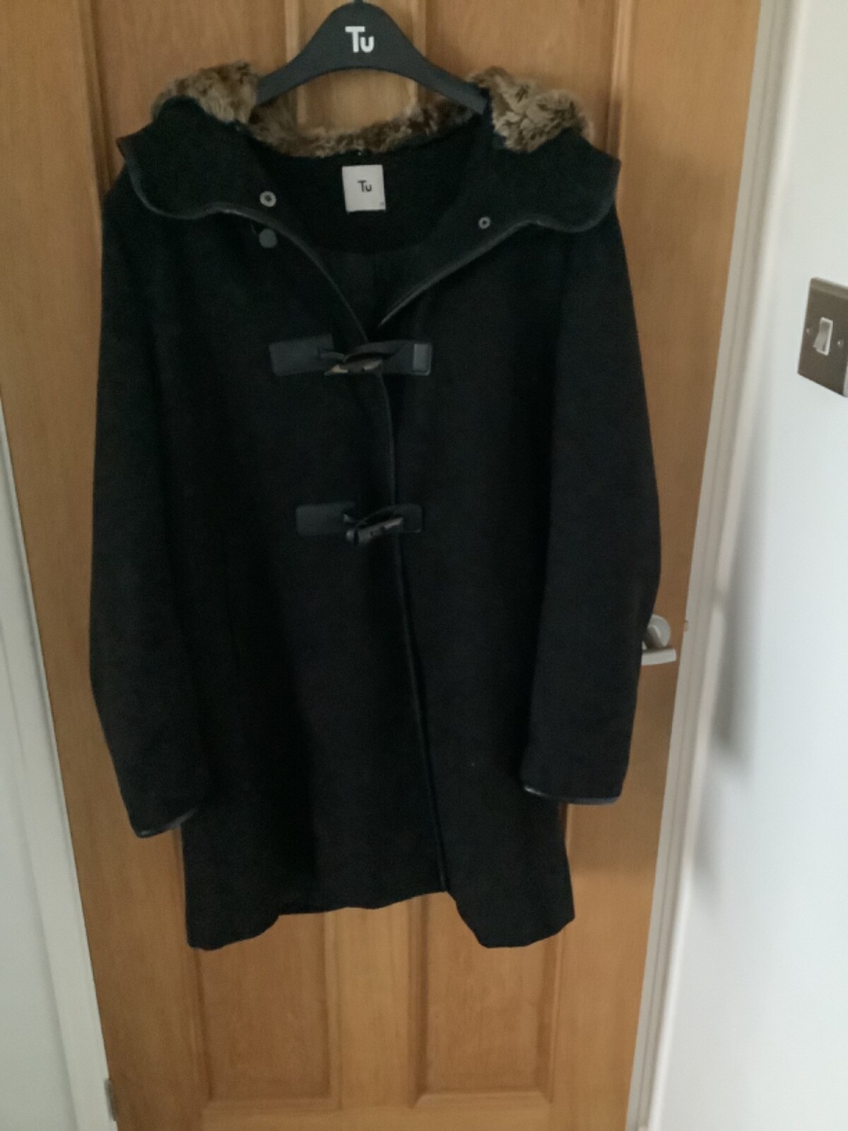 Women’s black winter coat size 18 eBay