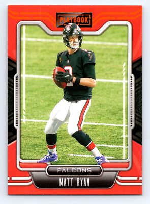 2021 Panini Playbook #4 Matt Ryan Orange Atlanta Falcons