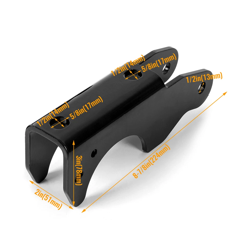 Par de soportes de amortiguador inferiores traseros aptos para Ford F250 F350 Super Duty 1999-2005 Foto 3 de 4