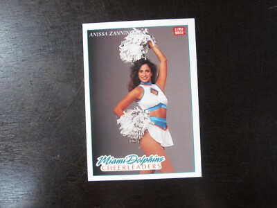 1992 Lime Rock # 195 Anissa Zannino Card (B61) Miami Dolphins