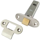 76mm Contract Standard Tubular Latch Rounded Strike/Forend Nickel Plated