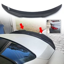 For 17-Up Infiniti Q60 PSM Style High Kick Carbon Style Rear Trunk Wing Spoiler