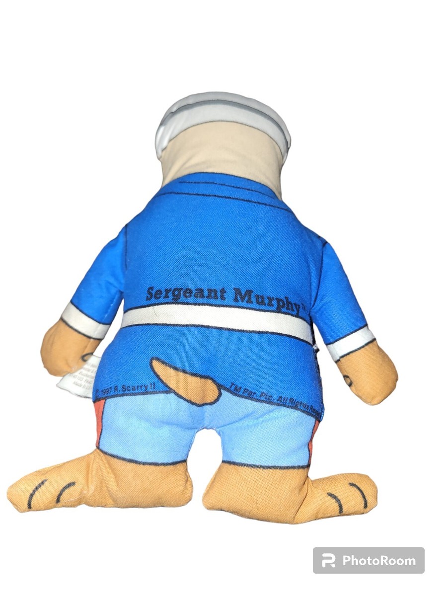 Richard Scarry Sergeant Murphy Plush Buckwheat Hulls 1997 The Toy