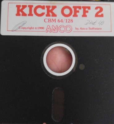 Kick Off 2 (Anco 1990) (Diskette) 100% ok Commodore C 64 (alt label)