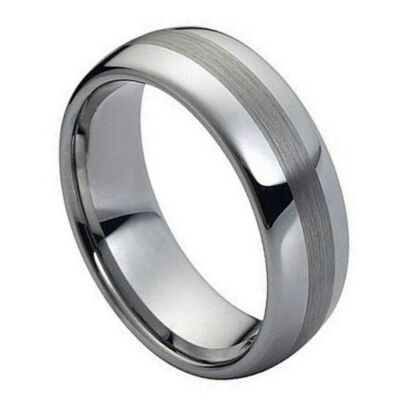 Tungsten Ring Band Polished Shiny For Men & Women